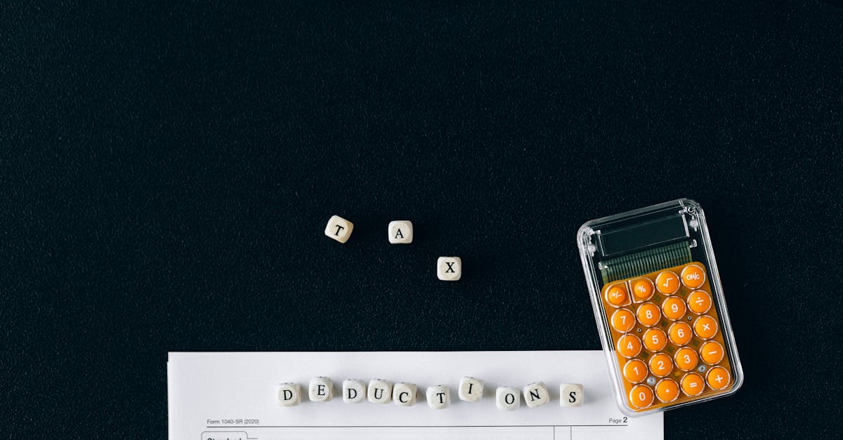 découvrez comment profiter des déductions fiscales pour réduire votre impôt. apprenez les astuces et stratégies pour maximiser vos économies d'impôt grâce aux déductions disponibles.